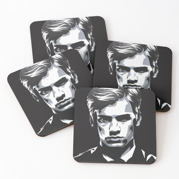 Item preview, Born To Rule Alpha Male Black & White Portrait Art designed and sold by Vicky021.