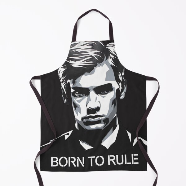Item preview, Born To Rule Alpha Male Black & White Portrait Art designed and sold by Vicky021.