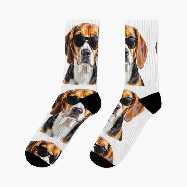 Item preview, Funny cool Beagle wearing sunglasses designed and sold by LazyOwlStore.