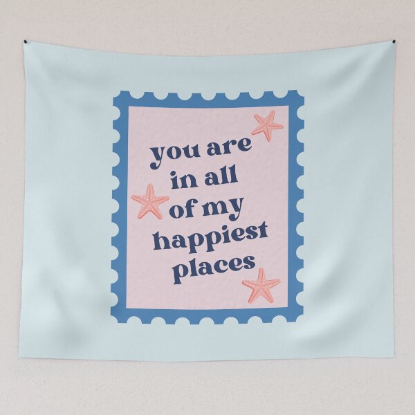 Item preview, You are in all of my happiest places | Happy Place | Emily Henry Sticker designed and sold by Neadoodles.