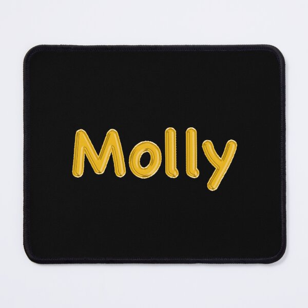 Item preview, Golden Balloon Molly Name Label (Black) designed and sold by NormadWorld.