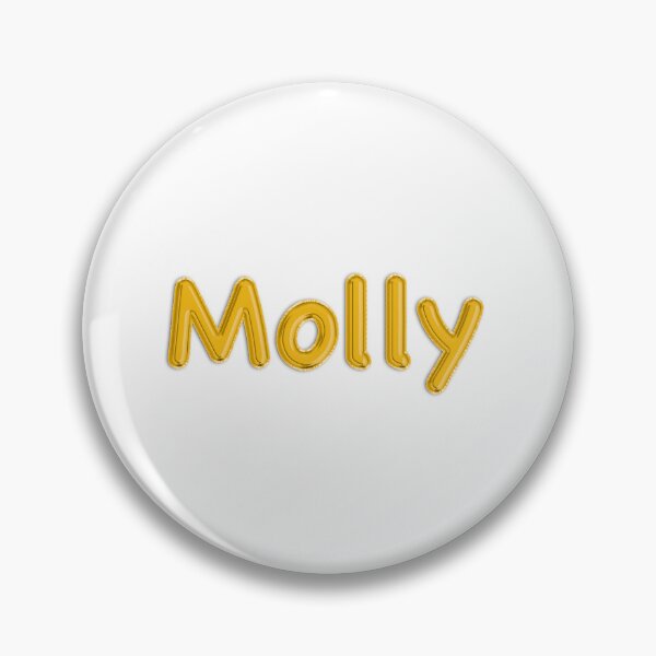 Item preview, Golden Balloon Molly Name Label designed and sold by NormadWorld.