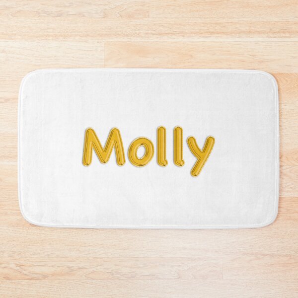 Item preview, Golden Balloon Molly Name Label designed and sold by NormadWorld.