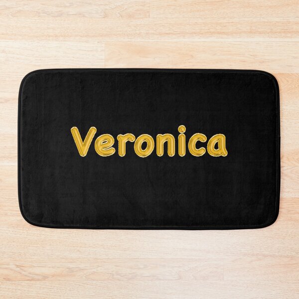 Item preview, Golden Balloon Veronica Name Label (Black) designed and sold by NormadWorld.