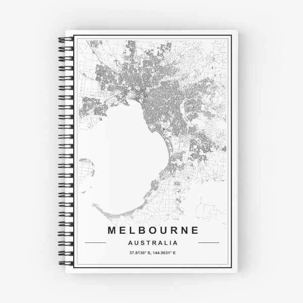 Item preview,  Melbourne City Map designed and sold by SHAMPAIN-ART-CO.