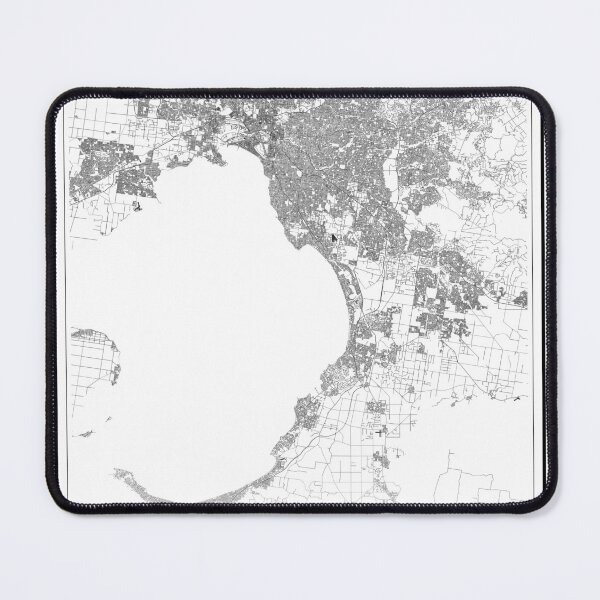 Item preview, Melbourne City Map designed and sold by SHAMPAIN-ART-CO.
