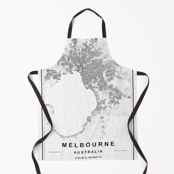 Item preview, Melbourne City Map designed and sold by SHAMPAIN-ART-CO.