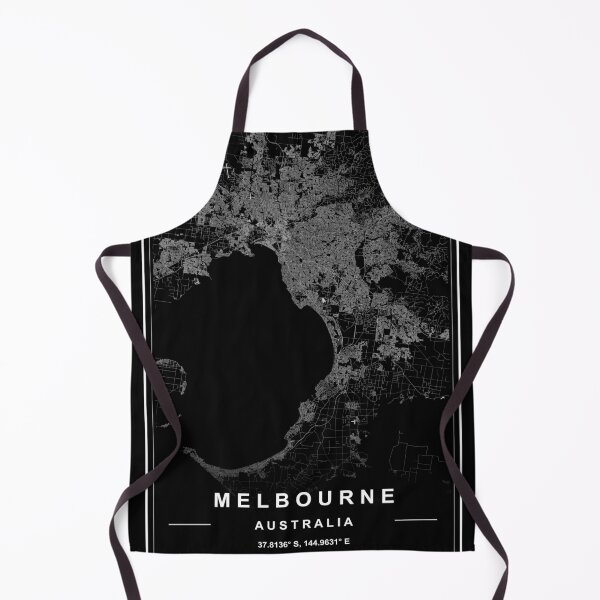 Item preview, Melbourne City Map designed and sold by SHAMPAIN-ART-CO.
