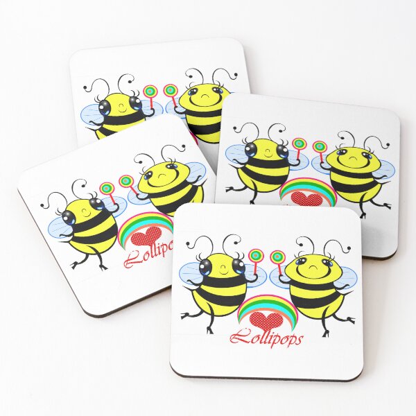 Item preview, Bees love lollipops designed and sold by Shirley cute art .