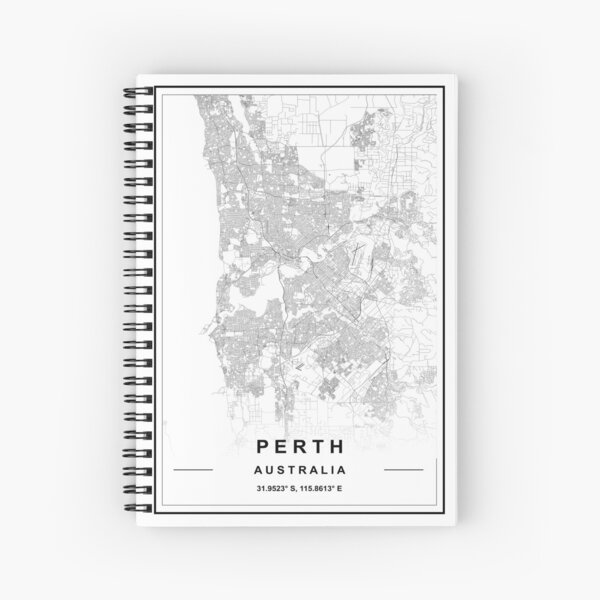 Item preview, Perth City Map designed and sold by SHAMPAIN-ART-CO.