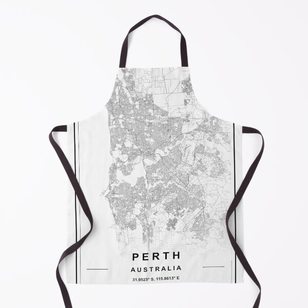 Item preview, Perth City Map designed and sold by SHAMPAIN-ART-CO.