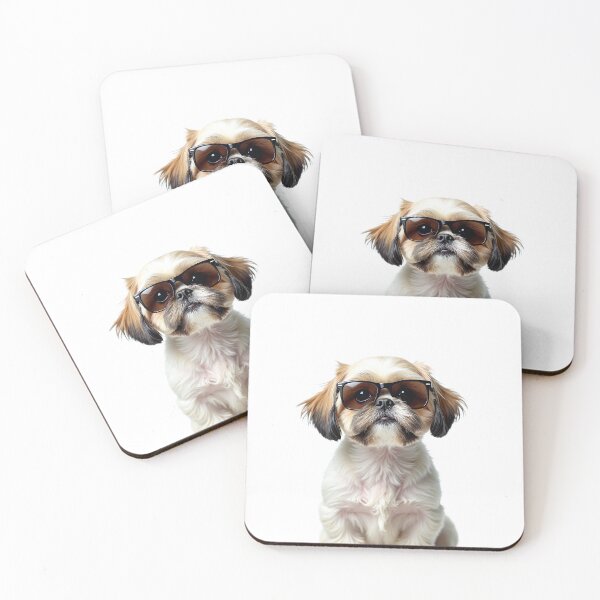 Item preview, Funny cool Shih Tzu wearing sunglasses designed and sold by LazyOwlStore.
