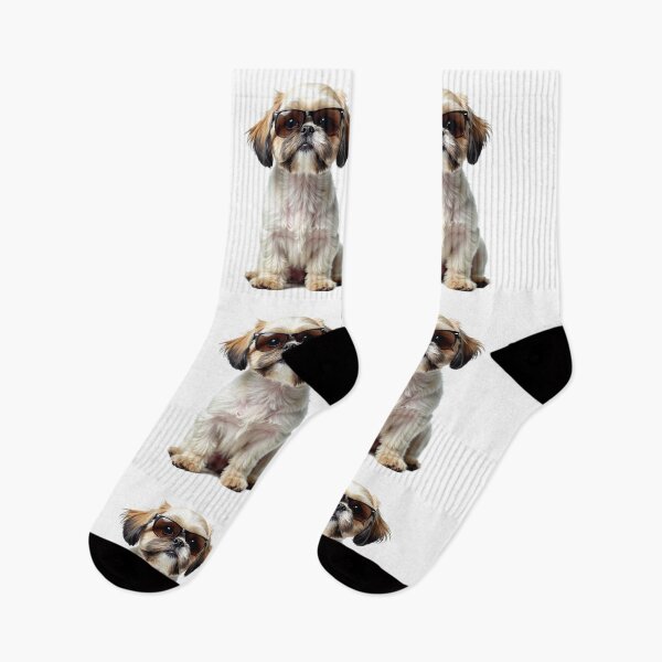 Item preview, Funny cool Shih Tzu wearing sunglasses designed and sold by LazyOwlStore.