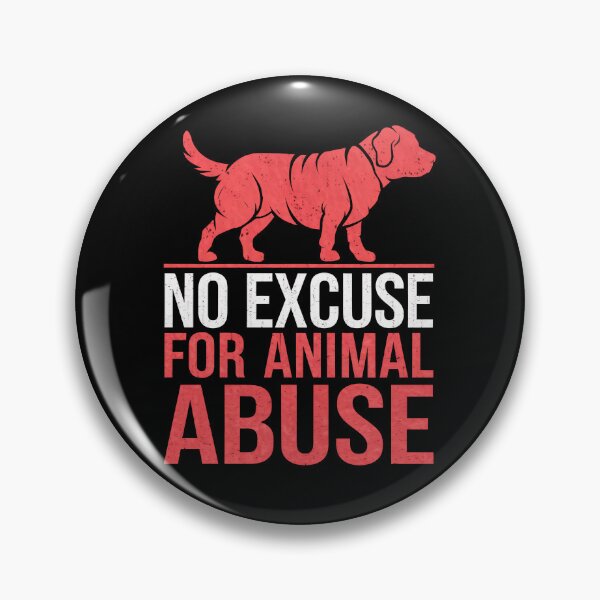 Item preview, NO EXCUSE FOR ANIMAL ABUSE designed and sold by TheFrenchVegan.