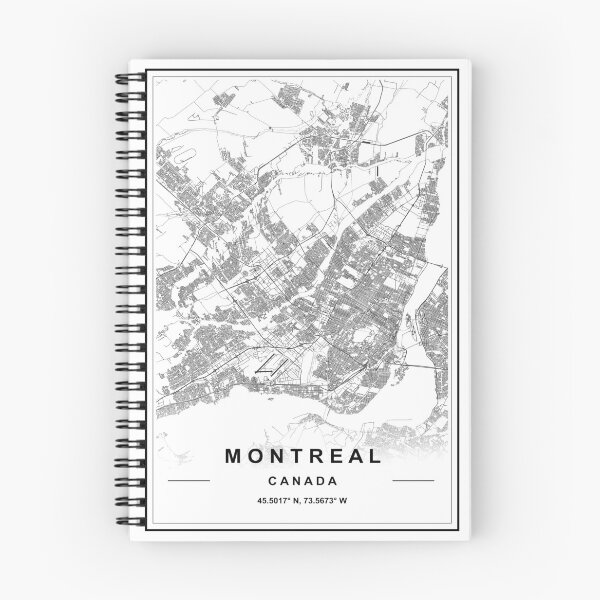 Artikelvorschau, Montreal Stadtplan entworfen und verkauft von SHAMPAIN-ART-CO.