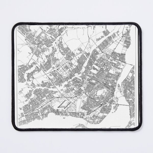 Aperçu de l'œuvre Carte de la ville de Montréal créée et vendue par SHAMPAIN-ART-CO.
