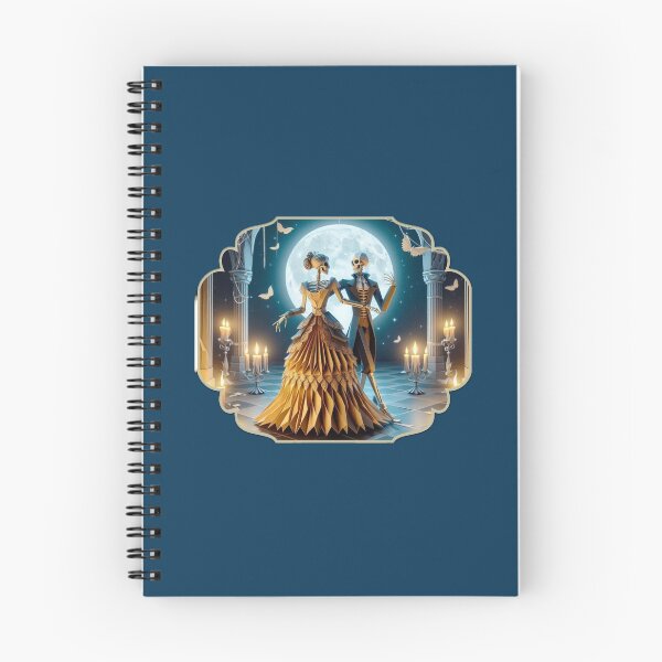 Item preview, Beautiful Romantic Dancing Skeletons with Blue hues  designed and sold by TonzDesigns.