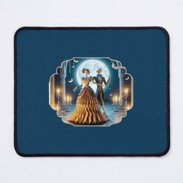 Item preview, Beautiful Romantic Dancing Skeletons with Blue hues  designed and sold by TonzDesigns.