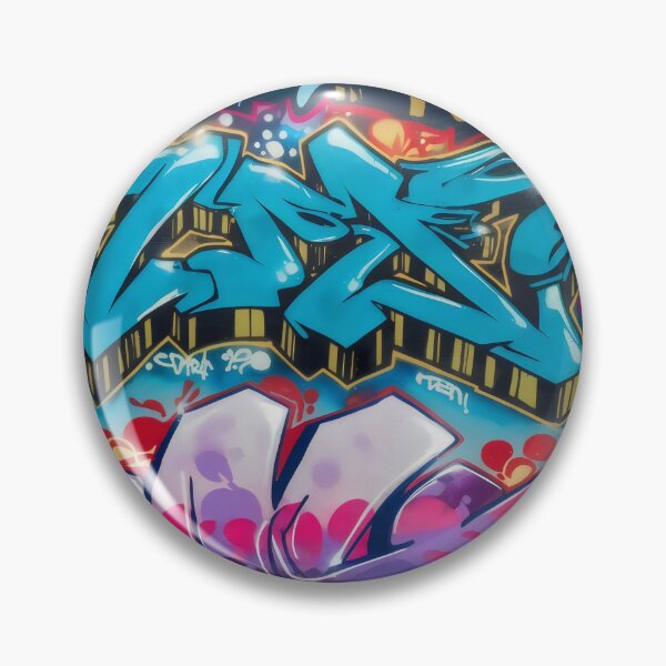Item preview, Colorful graffiti tags pattern street art designed and sold by patterncrow.