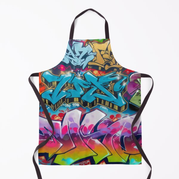 Item preview, Colorful graffiti tags pattern street art designed and sold by patterncrow.