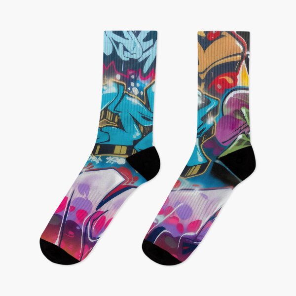 Item preview, Colorful graffiti tags pattern street art designed and sold by patterncrow.