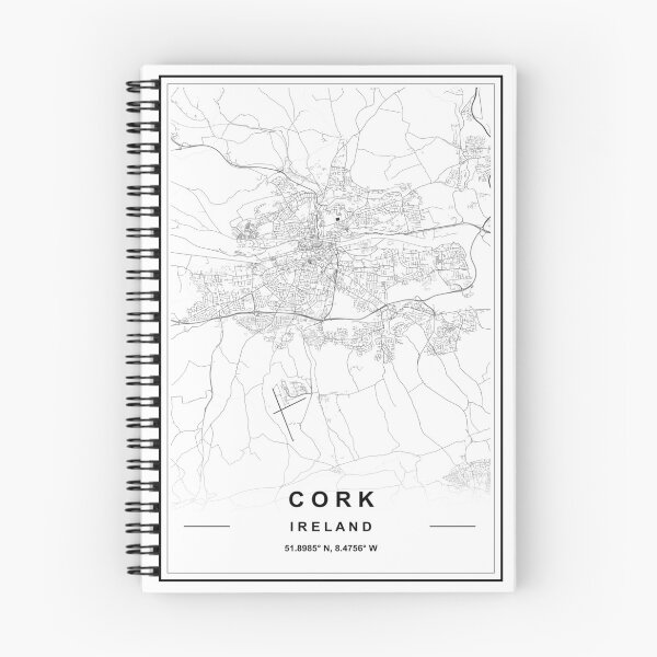 Item preview, Cork City Map designed and sold by SHAMPAIN-ART-CO.