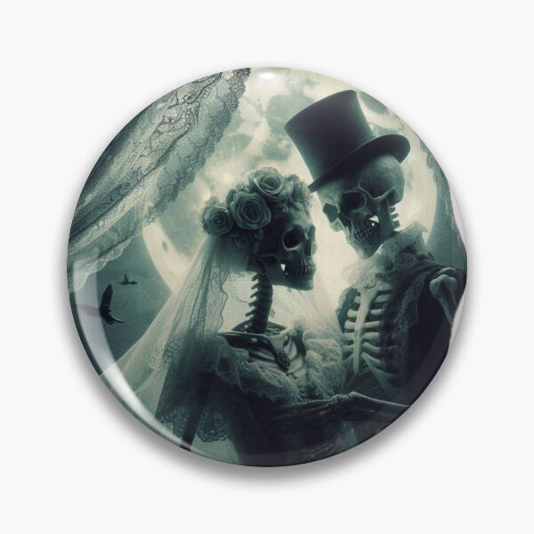Item preview, Victorian Beautiful Skeletons in Loving Embrace  designed and sold by TonzDesigns.