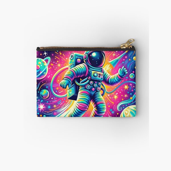 Item preview, Neon Cosmic Astronaut Space Pattern designed and sold by clipify.