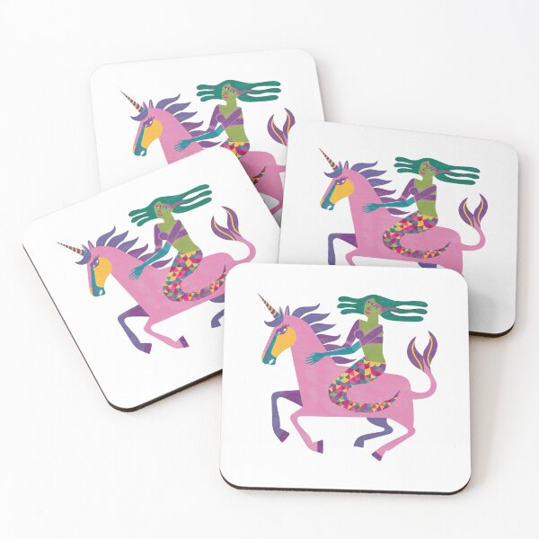 Item preview, Magical Mermaid Riding Unicorn, funnyfits70, Humor, Funny designed and sold by FunnyFits70.