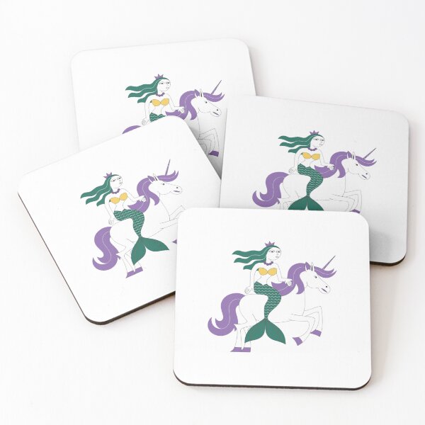 Item preview, Magical Mermaid Riding Unicorn, funnyfits70, Humor, Funny designed and sold by FunnyFits70.
