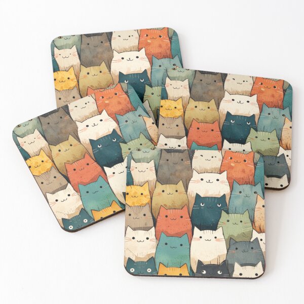 Item preview, 004 Quirky, Playful and Mischievous Cats designed and sold by Alexis Art Collection.