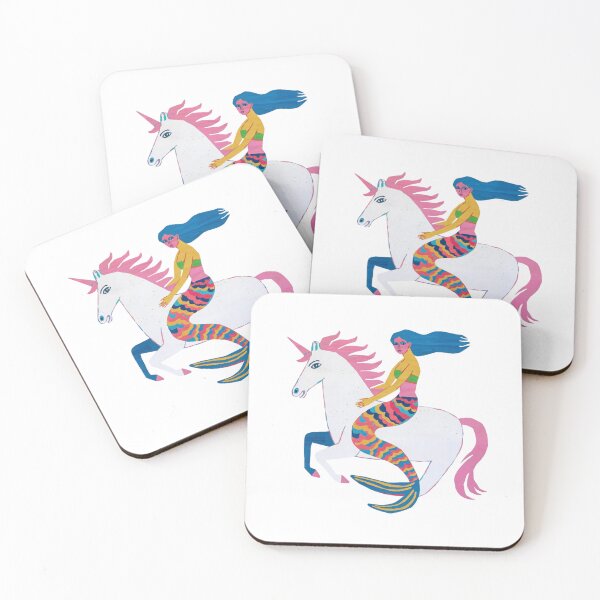 Item preview, Magical Mermaid Riding Unicorn, funnyfits70, Humor, Funny designed and sold by FunnyFits70.