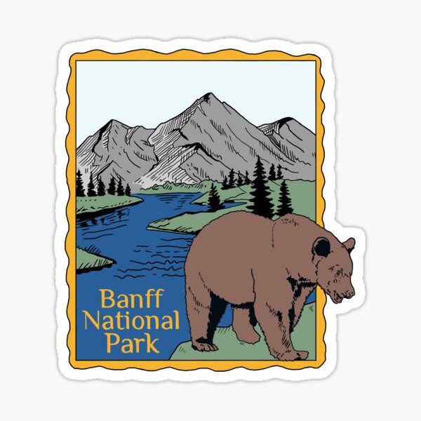 Item preview, Banff National Park Featuring "The Boss" designed and sold by meadowmouseart.