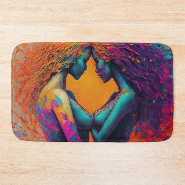 Item preview, Embrace of Souls: Abstract Dance of Two Women designed and sold by CorbinHenry.