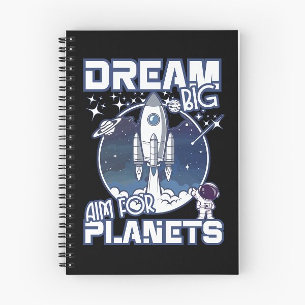 Item preview, DREAM BIG AIM FOR PLANETS cool space exploration space lover planetary scientist design designed and sold by Jt41.