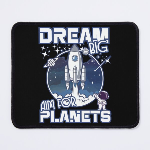 Item preview, DREAM BIG AIM FOR PLANETS cool space exploration space lover planetary scientist design designed and sold by Jt41.