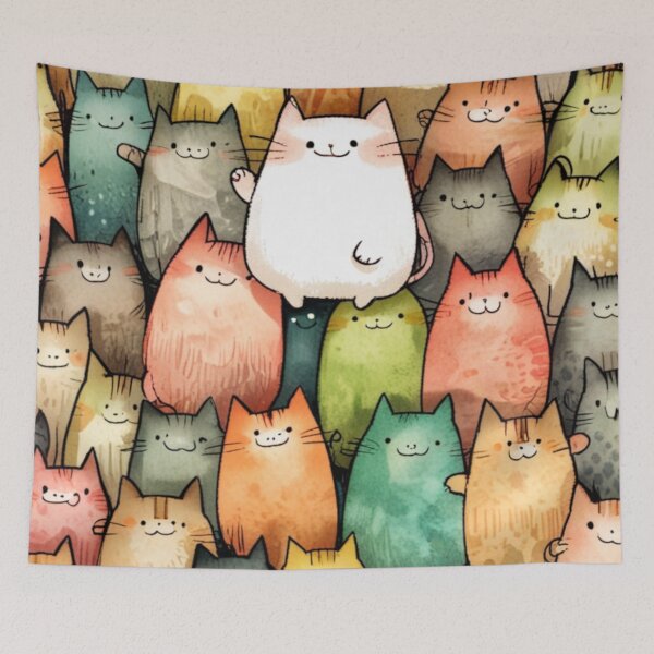 Item preview, 007 Quirky, Playful and Mischievous Cats designed and sold by Alexis Art Collection.