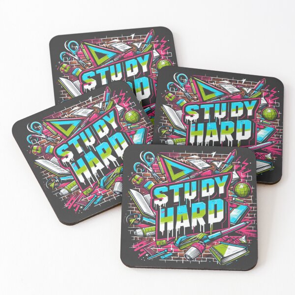 Item preview, falcon88 "Study Hard" Graffiti Wall designed and sold by Imaginarium of Chaos falcon88 .