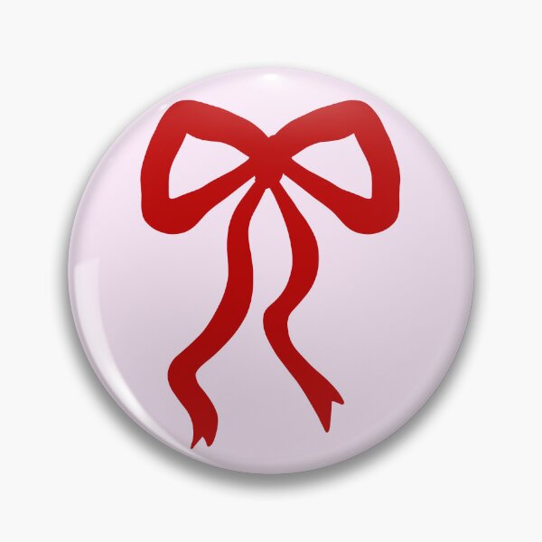Item preview, Pretty Red Festive Christmas Bow designed and sold by pink-cowboy.