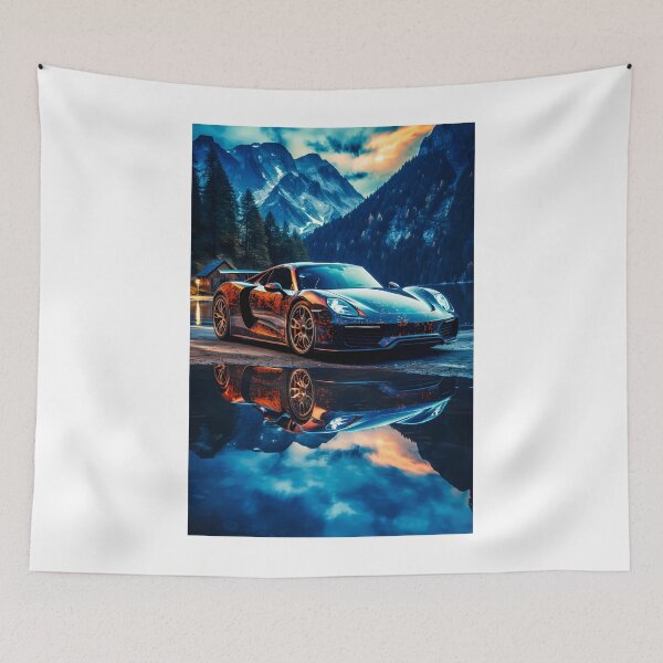 Item preview, Alpine Dreamscape Porsche and the Still Waters designed and sold by RevUpDesign.