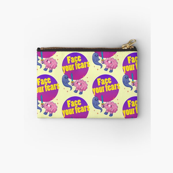 Item preview, face your fears, mental health designed and sold by Mauswohn.