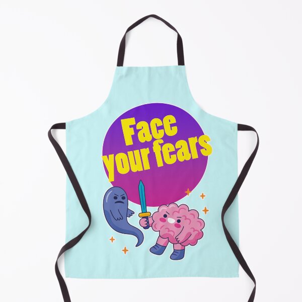 Item preview, face your fears, mental health designed and sold by Mauswohn.