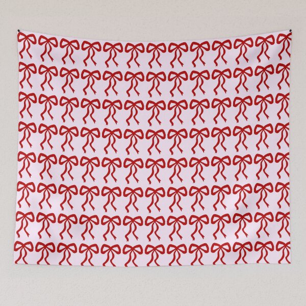Item preview, Pretty Red Festive Christmas Bow designed and sold by pink-cowboy.