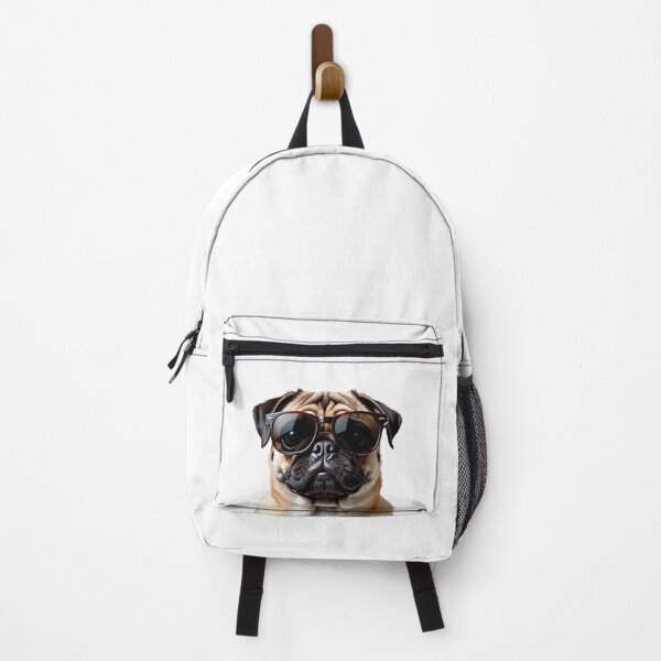 Item preview, Funny cool Pug wearing sunglasses designed and sold by LazyOwlStore.