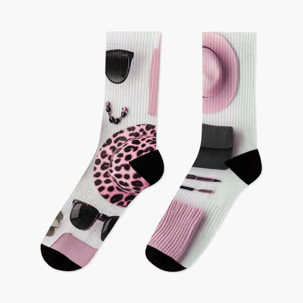 Item preview, Pink composition of women's accessories, safari style designed and sold by silent-violin.