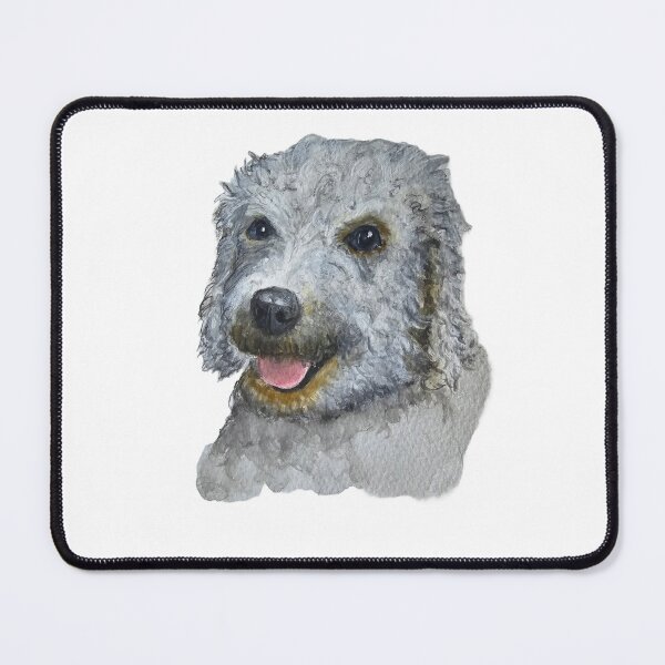 Item preview, Snowy,  hand painted watercolour labrador poodles labradoodle puppy dog designed and sold by Dbostockart.