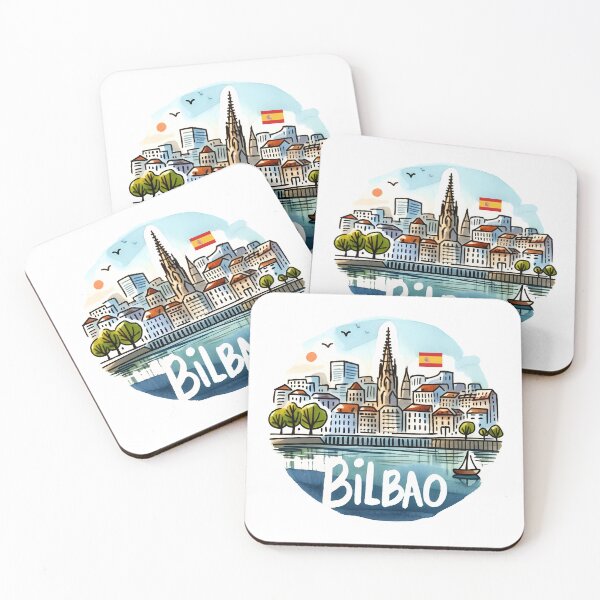 Item preview, Bilbao Spain Cityscape designed and sold by WanderlustCoCo.
