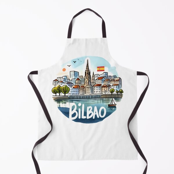 Item preview, Bilbao Spain Cityscape designed and sold by WanderlustCoCo.