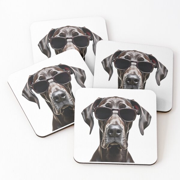 Item preview, Funny cool Great Dane wearing sunglasses designed and sold by LazyOwlStore.