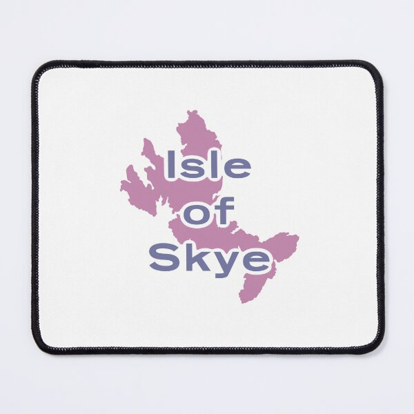Artikelvorschau, Isle of Skye Karte rosa/lila entworfen und verkauft von skyesketches.